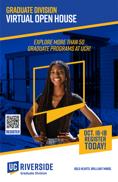 Graduate Division Open House flyer