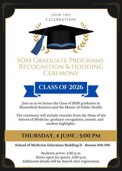 2026 som graduate program recognition and celebration